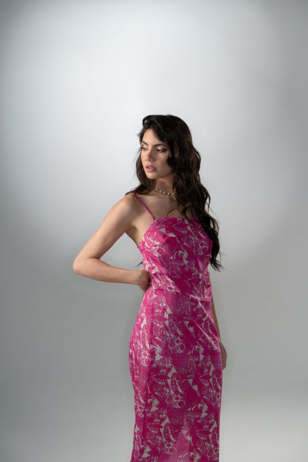 THALEIA Butterfly Midi Dress