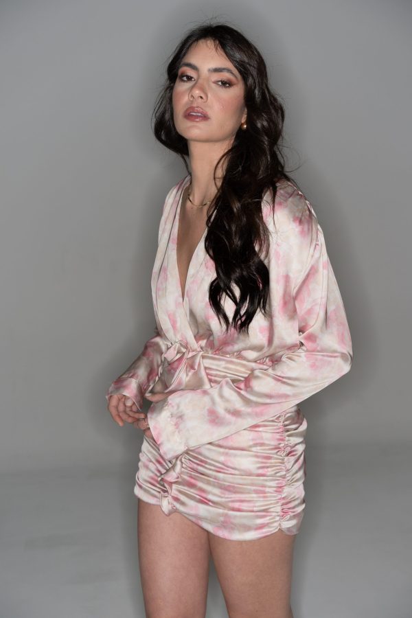 DENNI Satin Dress