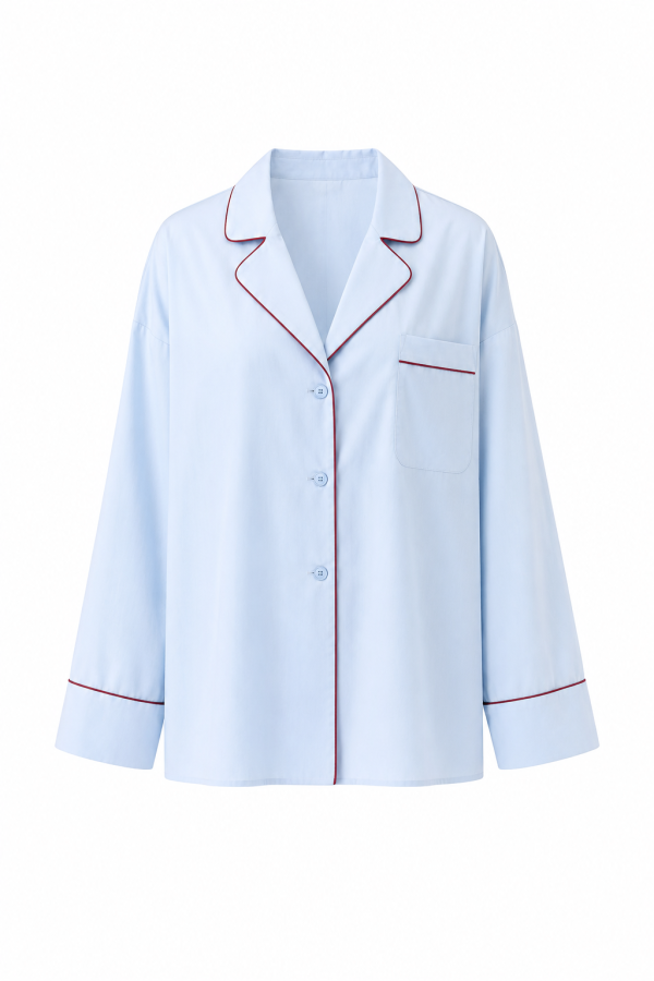 SERENA SHIRT - BABY BLUE