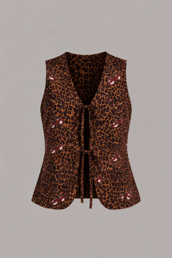 Helene Cherry Vest
